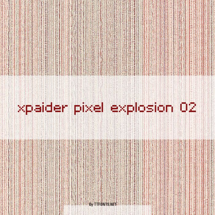 xpaider pixel explosion 02 example