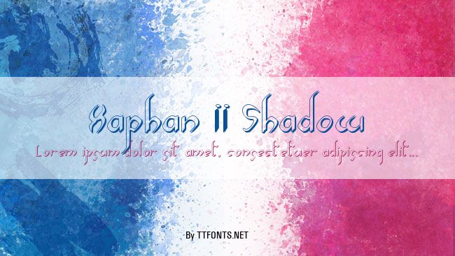 Xaphan II Shadow example