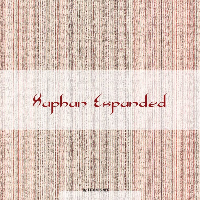 Xaphan Expanded example