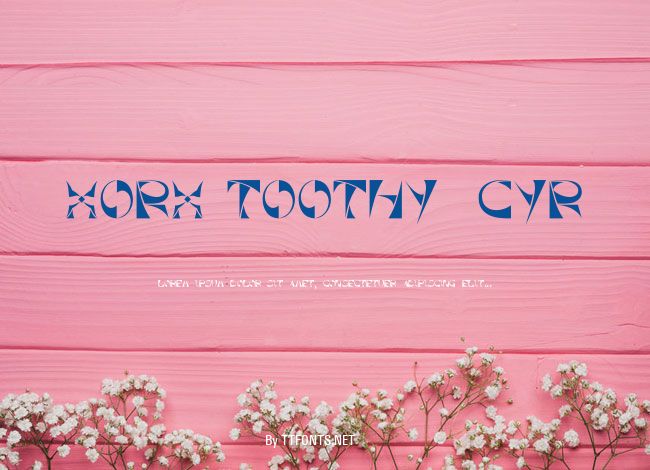 Xorx_Toothy Cyr example