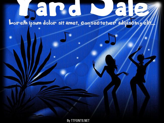 Yard Sale example