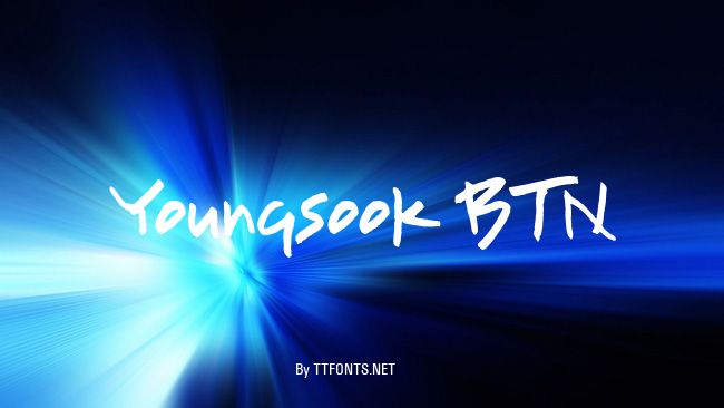Youngsook BTN example