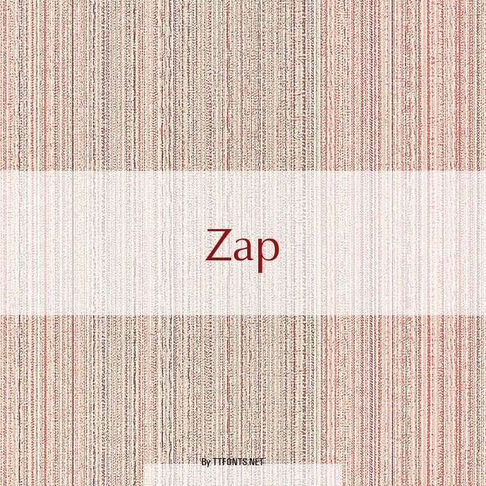 Zap example