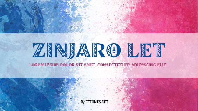 Zinjaro LET example