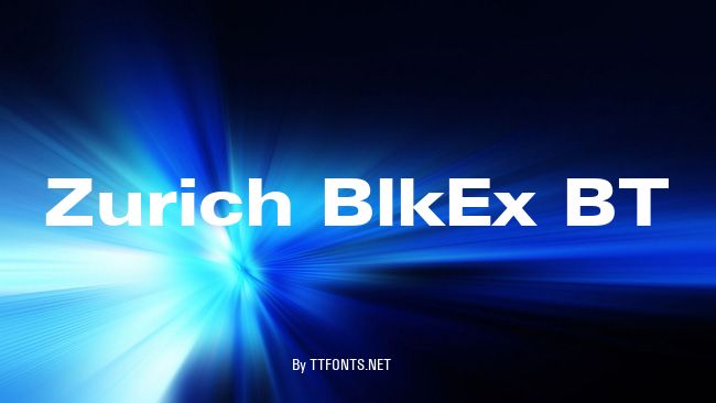 Zurich BlkEx BT example