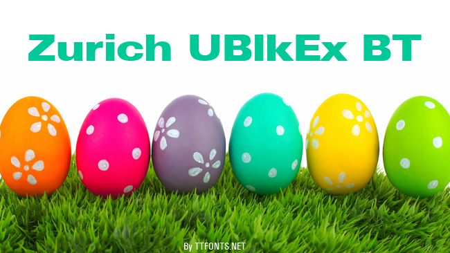 Zurich UBlkEx BT example