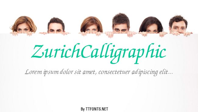 ZurichCalligraphic example