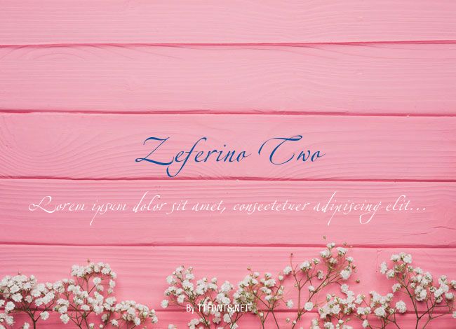 Zeferino Two example