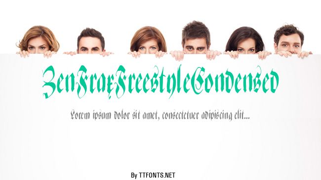 ZenFraxFreestyleCondensed example