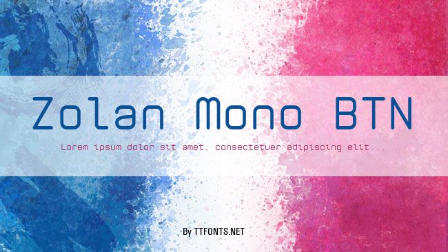 Zolan Mono BTN example