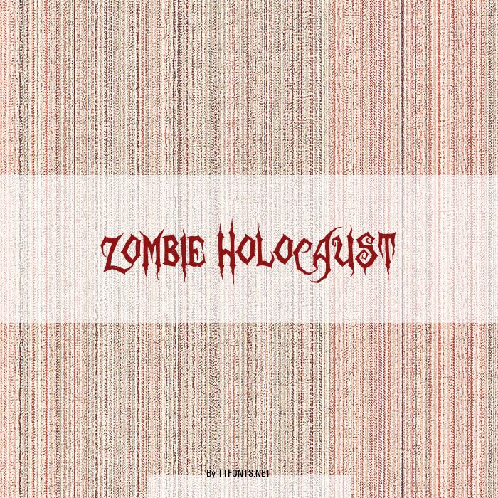 Zombie Holocaust example