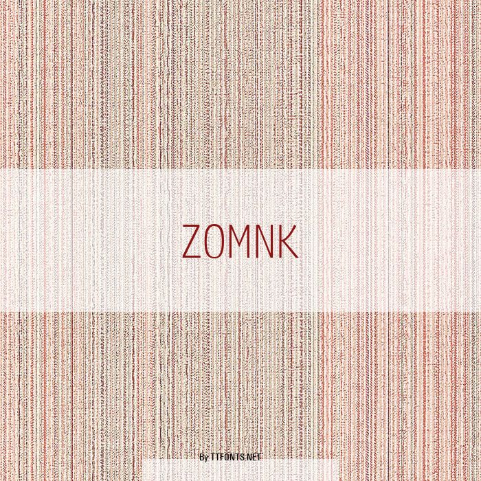 Zomnk example