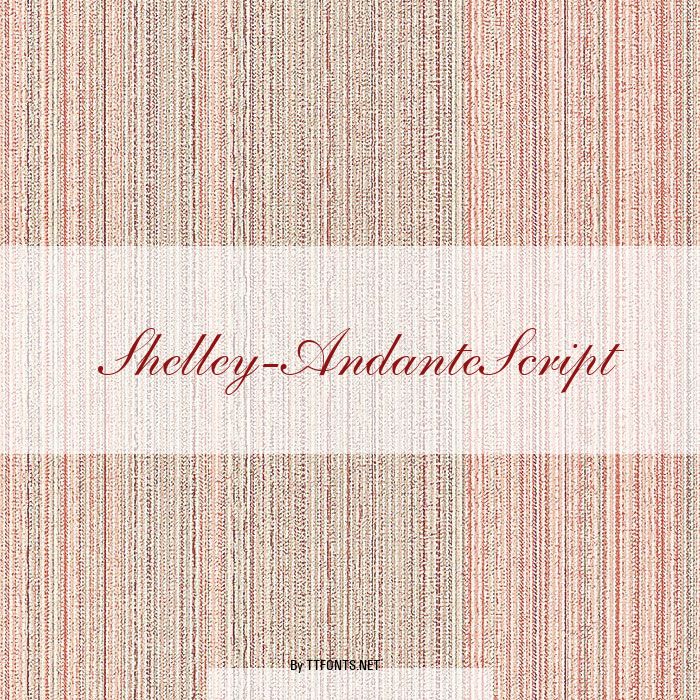 Shelley-AndanteScript example