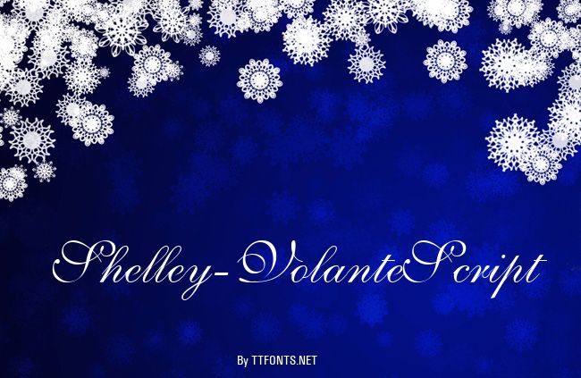 Shelley-VolanteScript example