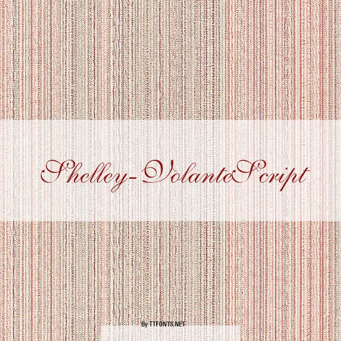Shelley-VolanteScript example