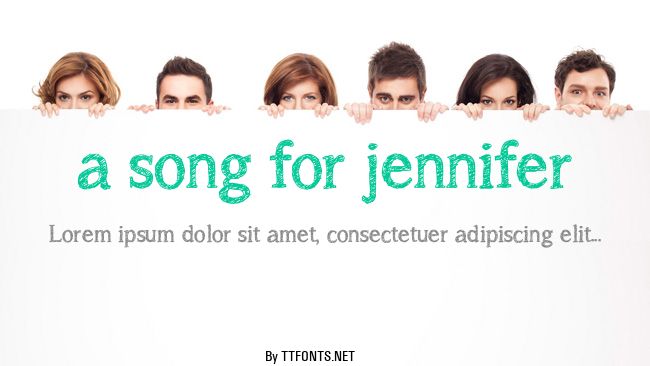 a song for jennifer example