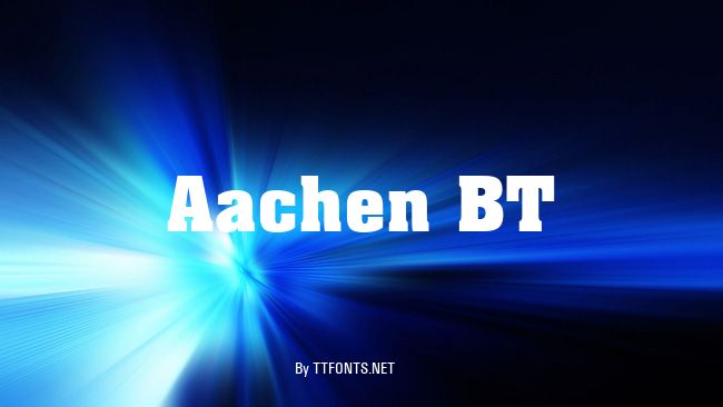 Aachen BT example