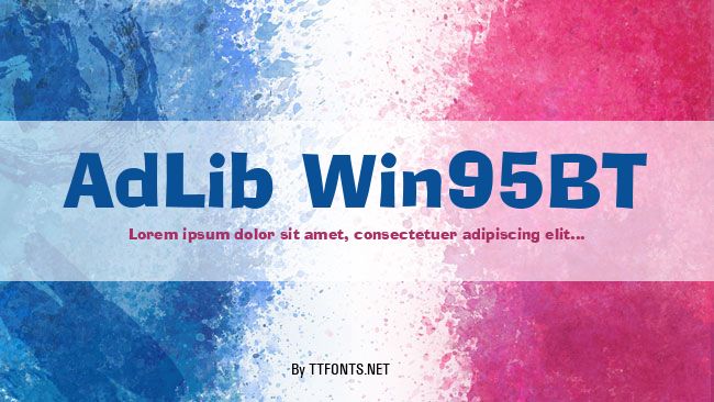 AdLib Win95BT example