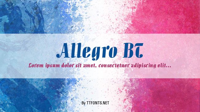 Allegro BT example