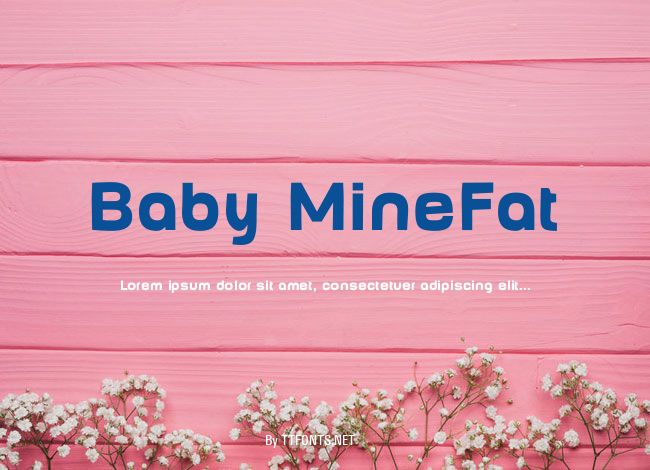 Baby MineFat example