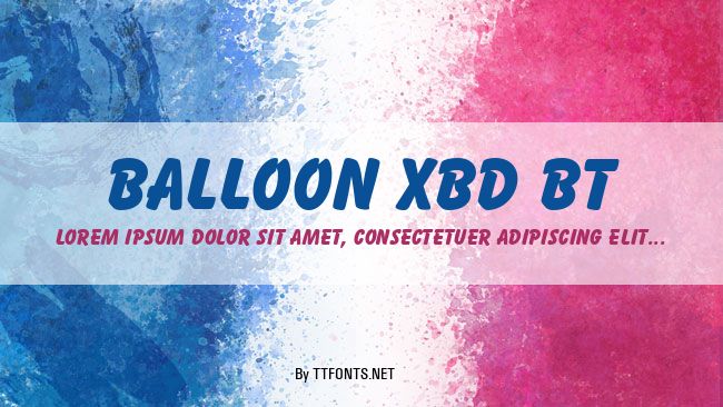 Balloon XBd BT example
