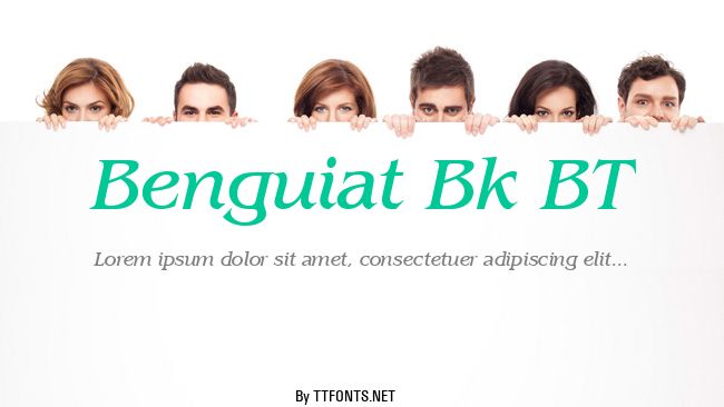 Benguiat Bk BT example