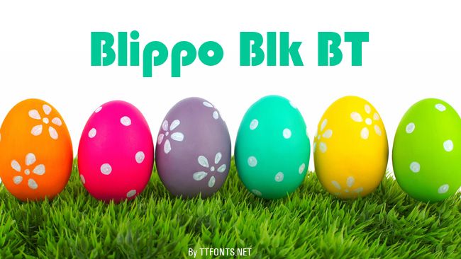 Blippo Blk BT example