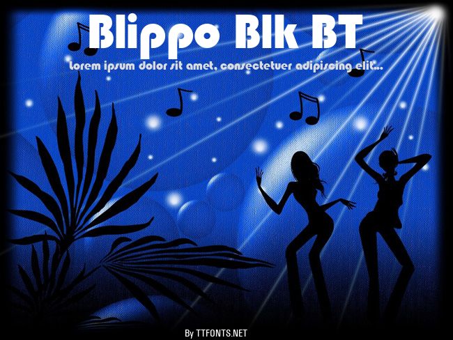 Blippo Blk BT example