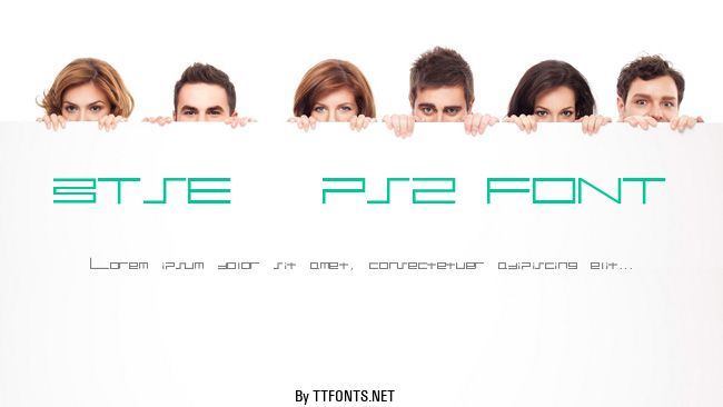 BTSE + PS2 FONT example
