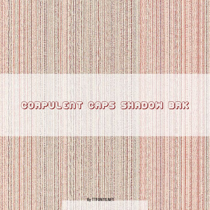 Corpulent Caps Shadow BRK example