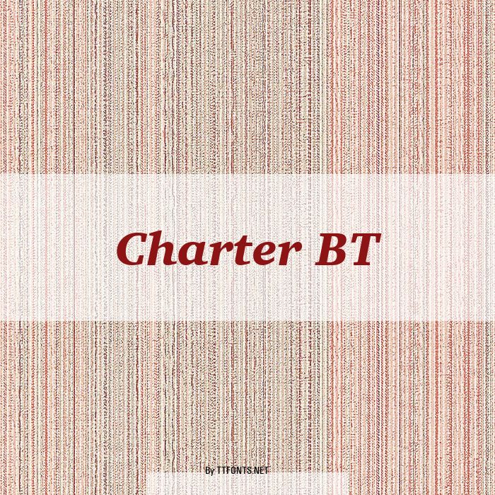 Charter BT example