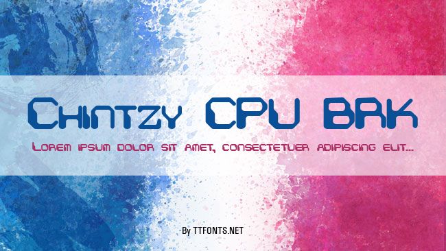 Chintzy CPU BRK example
