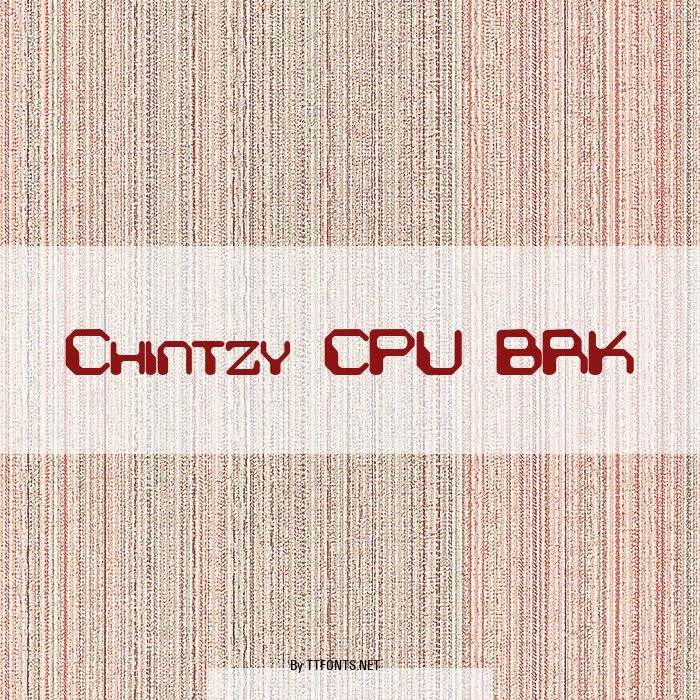 Chintzy CPU BRK example
