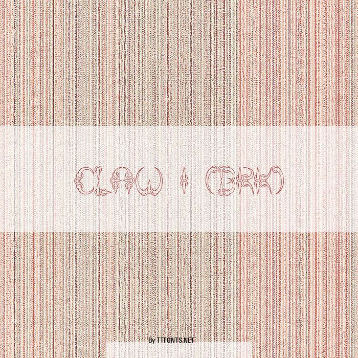 CLAW 1 (BRK) example