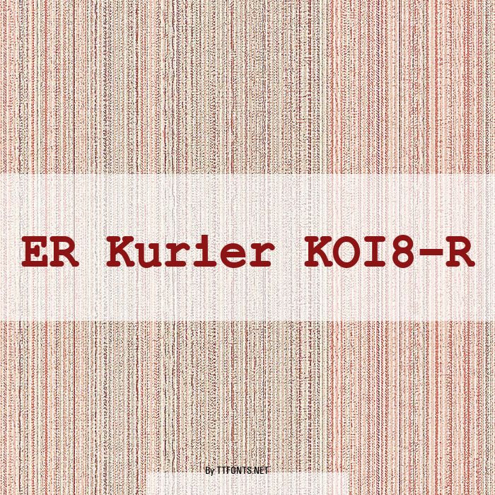 ER Kurier KOI8-R example
