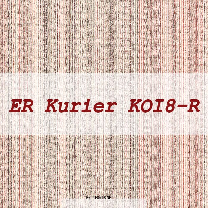 ER Kurier KOI8-R example
