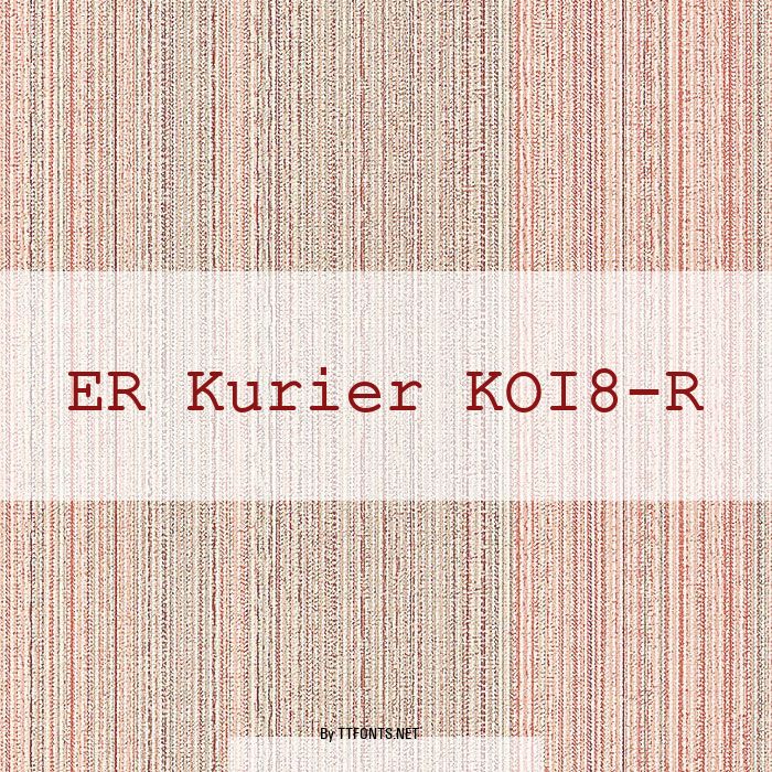 ER Kurier KOI8-R example