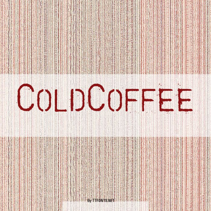 ColdCoffee example