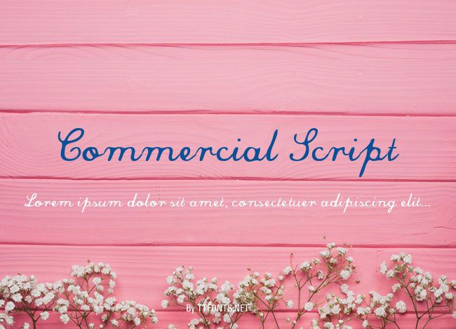 Commercial Script example