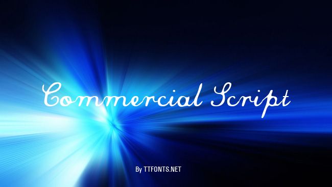 Commercial Script example