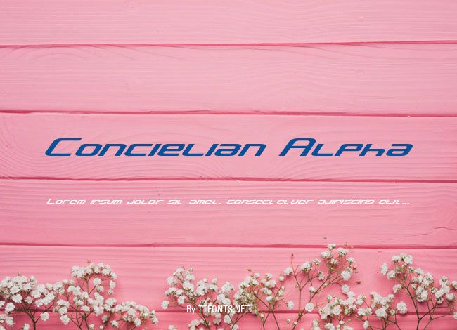 Concielian Alpha example