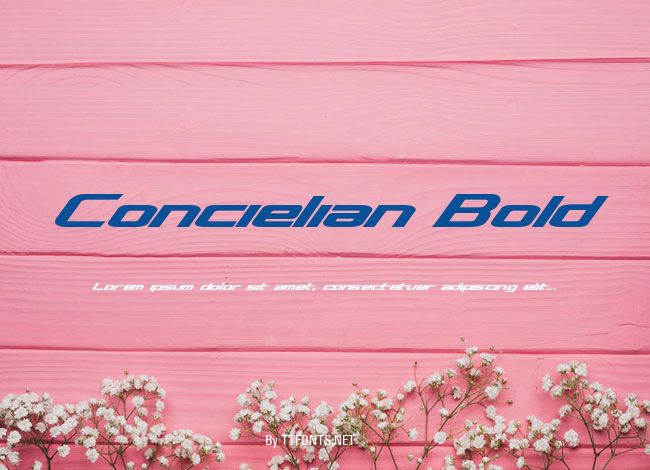Concielian Bold example
