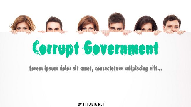 Corrupt Government example