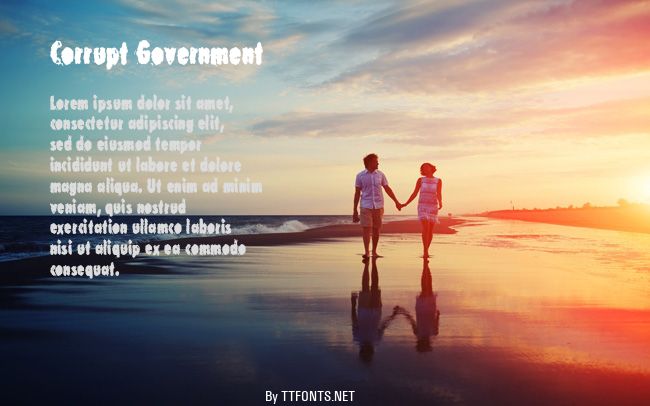 Corrupt Government example