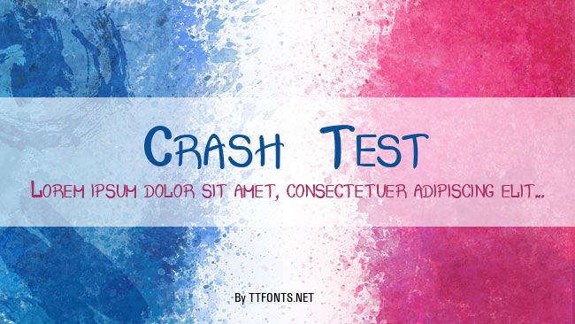 Crash  Test example