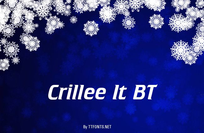 Crillee It BT example