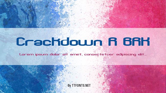 Crackdown R BRK example