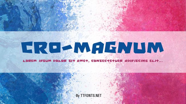 Cro-Magnum example