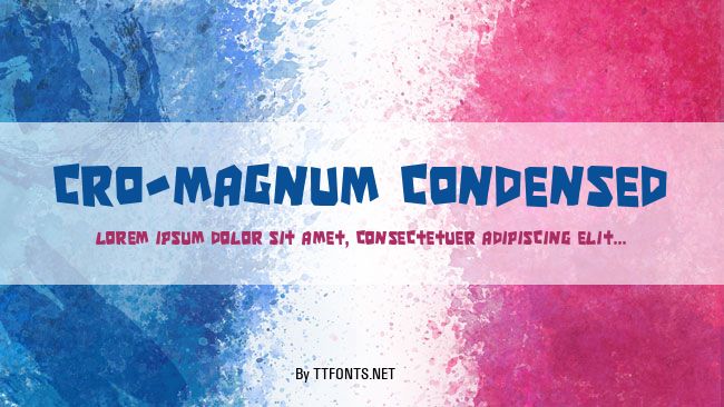 Cro-Magnum Condensed example