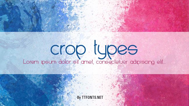 crop types example